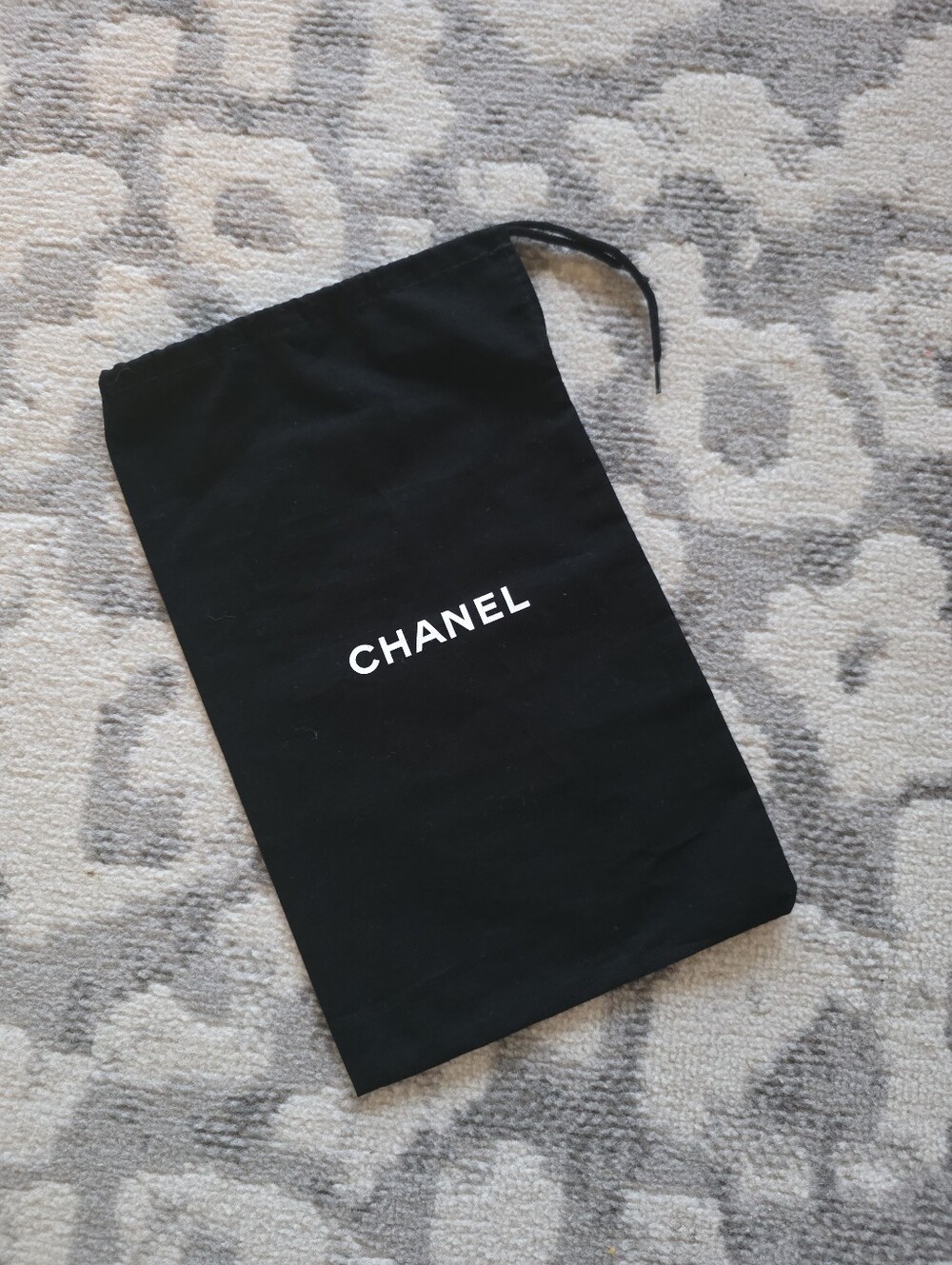 Chanel Black Drawstring Dust Bag NEW